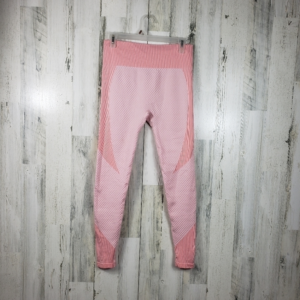 new mix pink leggings women's size large